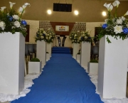 Decoração de Igreja Com Azul (1)