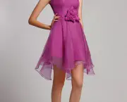 Concise-A-Line-Sweetheart-Mini-Length-Chiffon-Bridesmaid-Dress-with-Floral-BGD0070-06