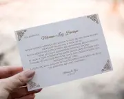Cartão de Agradecimento de Casamento (9)
