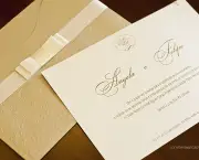 Convite de Casamento Dourado (1)