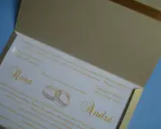 Convite de Casamento Dourado (9)