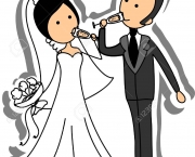 14742483-Wedding-picture-bride-and-groom-in-love-Stock-Vector-cartoon