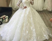 Vestido de Noiva Branco Bordado (5)