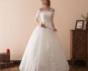 Vestidos de Noiva Estilo Princesa Bem Rodado (15)