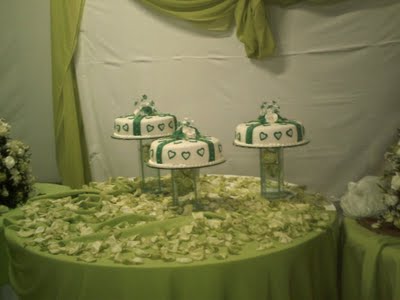 Exemplo de decoração verde